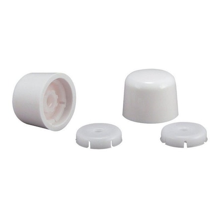 Plumb Pak Plumb Pak Toilet Tank Bolt Caps White Plastic For Universal PP835-30WHL